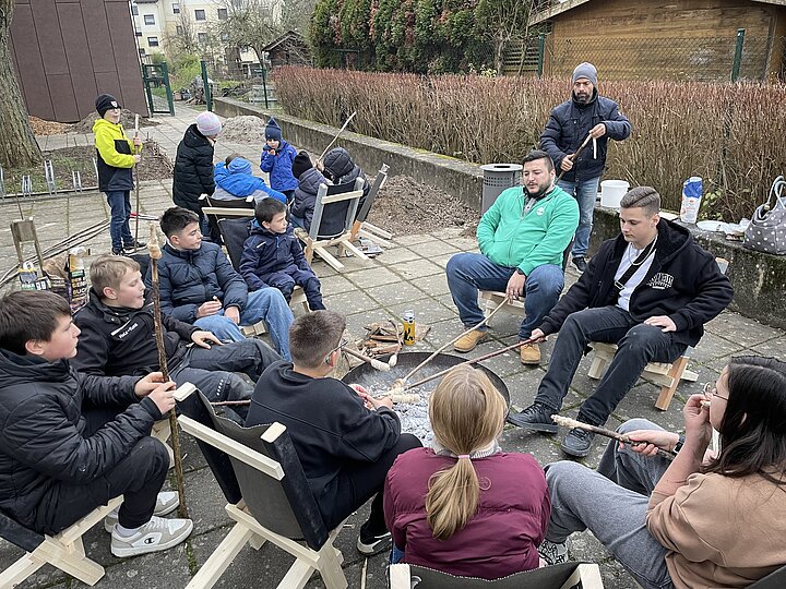 Fragerunde mit Mitarbeitern