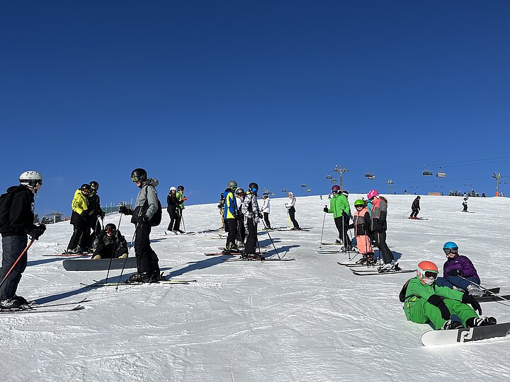 Skiausflug Schüler